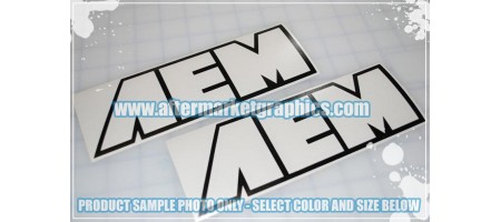 AEM Performance Decals 01 - Pair (2 pieces)